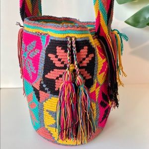Wayuu mochilas bucket bag Colombian